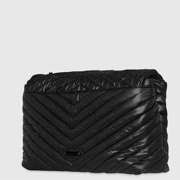 Rebecca Minkoff Black Quilted Shoulder Bag XL Like New - Picture 4 of 5